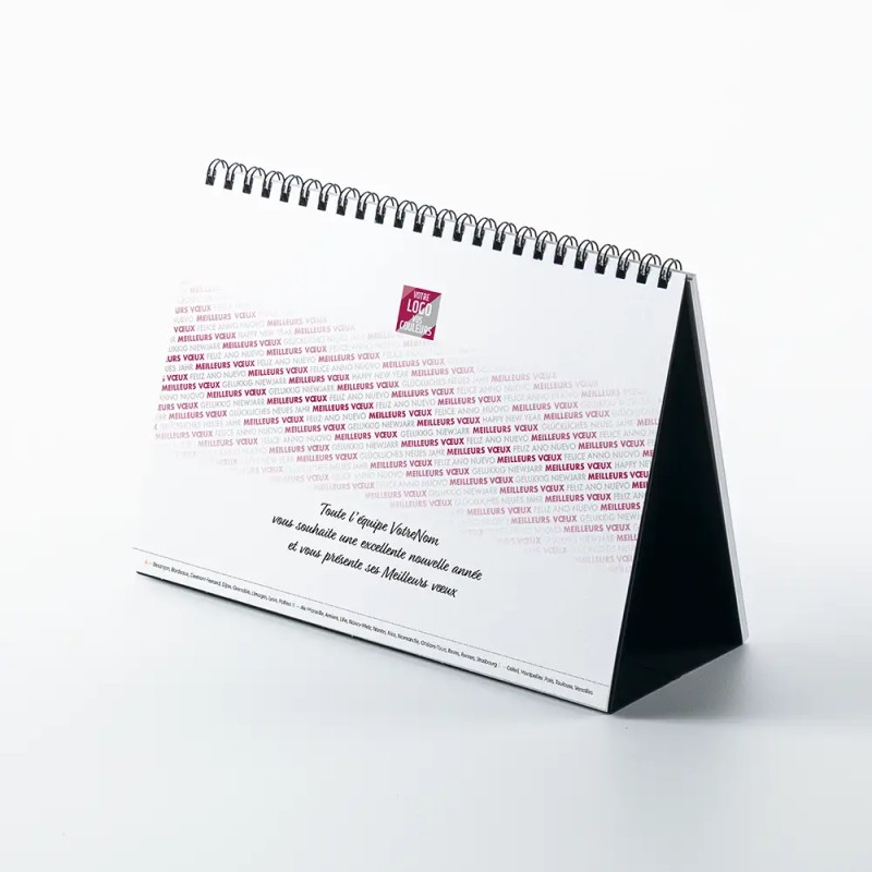 Coffret personnalisé calendrier et caramel artisanaux - Trilogie Réveillon