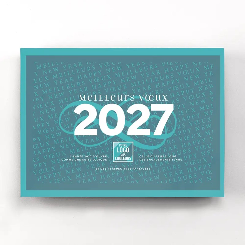 Coffret personnalisé calendrier et caramel artisanaux - Trilogie Arabesque