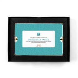 Coffret personnalisé calendrier et caramel artisanaux - Trilogie Arabesque