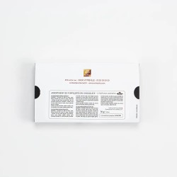 Boîte personnalisée avec 9 papillotes chocolat - Ruban
