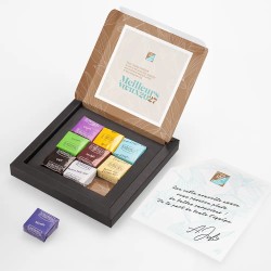 Boîte personnalisée avec 9 caramels artisanaux - Caramix Esquisse