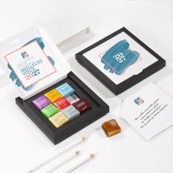 Boîte personnalisée avec 9 caramels artisanaux - Caramix Palette