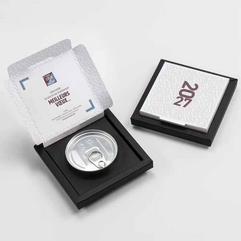 Boîte surprise personnalisée avec chocolats - MagicBox Typo