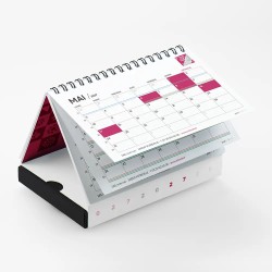 Coffret personnalisé calendrier et chocolats artisanaux - Calcao Patchwork