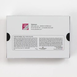 Coffret personnalisé calendrier et chocolats artisanaux - Calcao Patchwork
