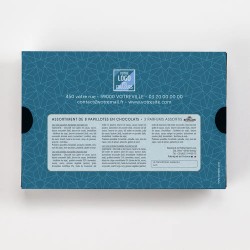Coffret personnalisé avec calendrier et papillotes de chocolat - Calcao Alinéa