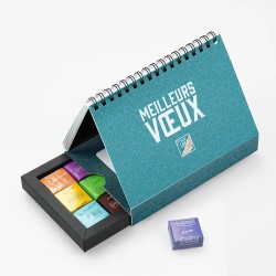 Coffret personnalisé calendrier et caramels artisanaux - Calcao Alinéa