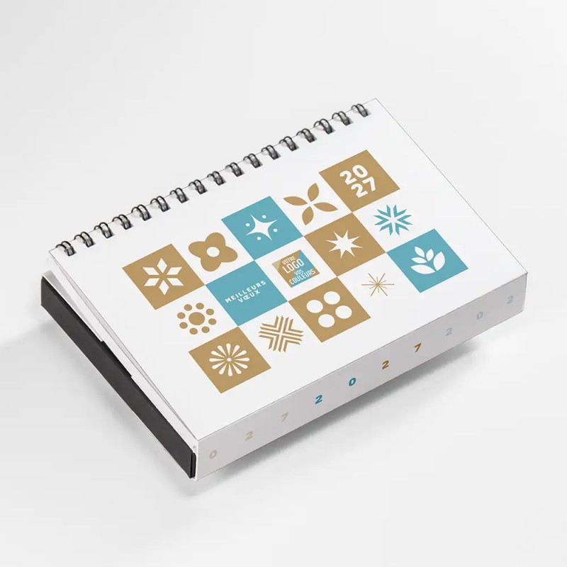 Coffret personnalisé calendrier et caramels artisanaux - Calcao Patchwork