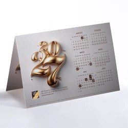 Carte calendrier Caléo - Aurum