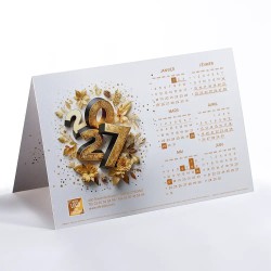 Carte calendrier Caléo - Précieuse