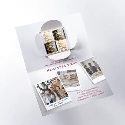 Carte calendrier avec chocolats Caléo - Vos photos