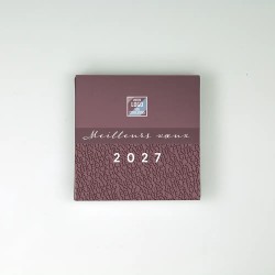 Coffret personnalisé calendrier et caramel artisanaux - Duologie Typo