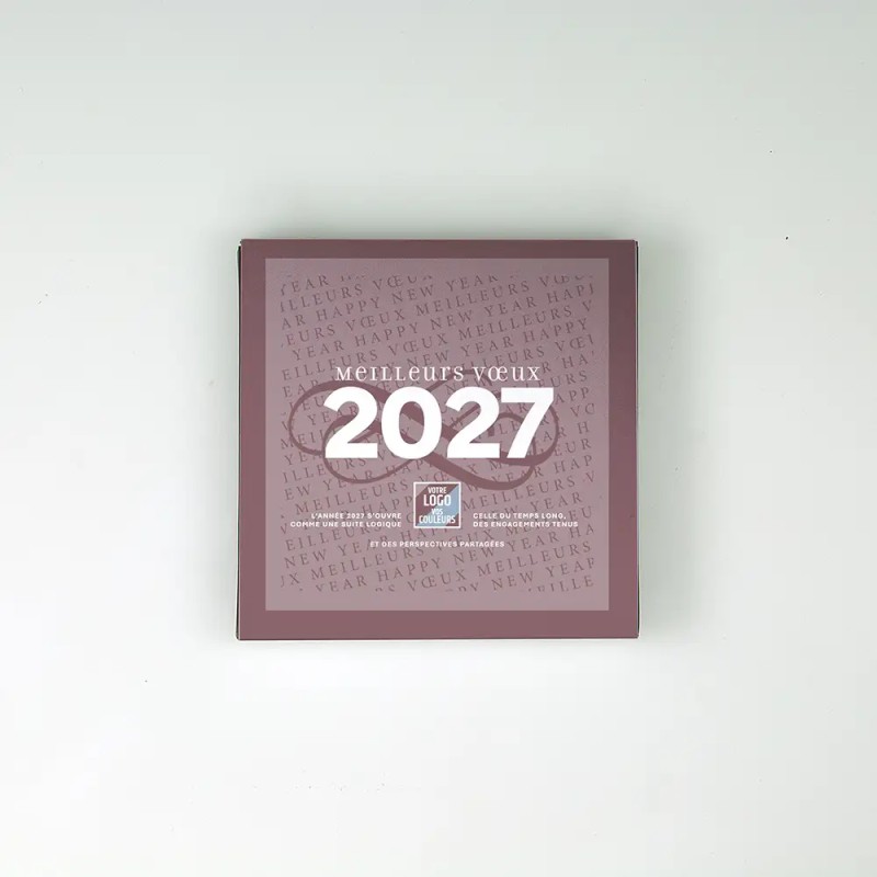 Coffret personnalisé calendrier et caramel artisanaux - Duologie Arabesque