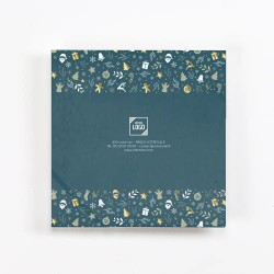 Carte de vœux personnalisée avec chocolats - Ecrin Réveillon