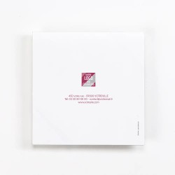 Carte de vœux personnalisée avec chocolats - Ecrin Alinéa
