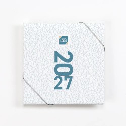 Carte de vœux personnalisée avec chocolats - Ecrin Typo