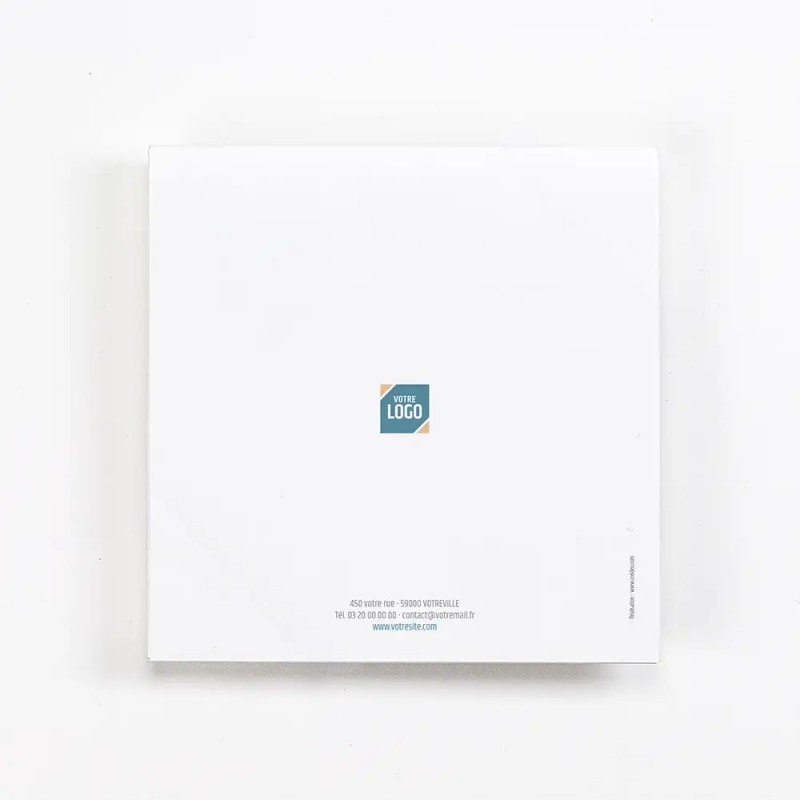 Carte de vœux personnalisée avec chocolats - Ecrin Typo