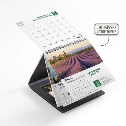 Coffret Calendrier chocolats personnalisé - Carré noir FESTIF