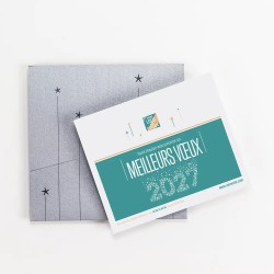 Carte de vœux personnalisée étui - Stellaire