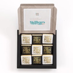 Boîte personnalisée avec chocolats - Chocoffret Esquisse