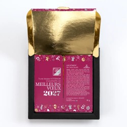 Boîte personnalisée avec 16 chocolats artisanaux - Qualix Réveillon