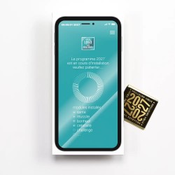Carte de vœux personnalisée avec chocolats - ChocoPhone Programme