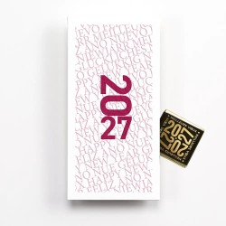 Carte de vœux personnalisée avec chocolats - ChocoPhone Typo
