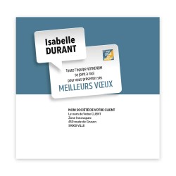 Calendrier chevalet carré (15x15 cm) personnalisé - nominatif Mirage