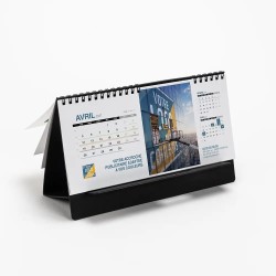 Calendrier chevalet support de téléphone Supra (22,8x10,3cm)  - Logo intégré Grandiose
