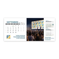 Calendrier chevalet support de téléphone Supra (22,8x10,3cm)  - Logo intégré Grandiose