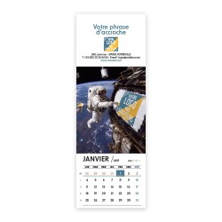 Calendrier chevalet vertical (21x7,5 cm) personnalisé - Logo intégré Grandiose