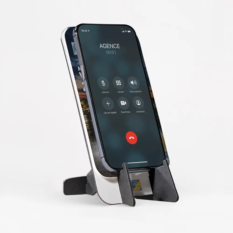 Calendrier support téléphone personnalisé - Visiocal Logo intégré Grandiose
