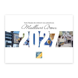 Calendrier chevalet A5 (21x15 cm) personnalisé - Logo intégré Grandiose