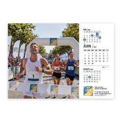 Calendrier chevalet A5 (21x15 cm) personnalisé - Logo intégré Grandiose