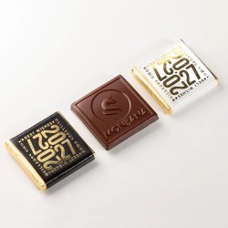 Coffret personnalisé calendrier et 9 chocolats  - Duologie Arabesque