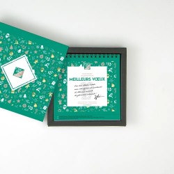 Coffret personnalisé calendrier et 9 chocolats - Duologie Réveillon