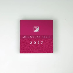 Coffret personnalisé calendrier et 9 chocolats  - Duologie Typo