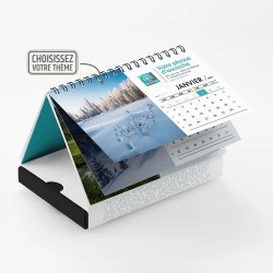 Coffret personnalisé calendrier et Post-it  - Calcao Typo