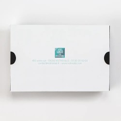 Coffret personnalisé calendrier et Post-it  - Calcao Typo