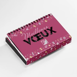 Coffret personnalisé calendrier et Post-it - Calcao Réveillon