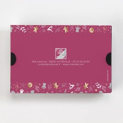 Coffret personnalisé calendrier et Post-it - Calcao Réveillon