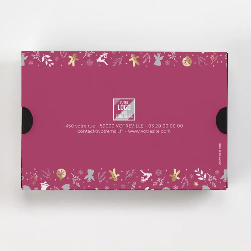 Coffret personnalisé calendrier et Post-it - Calcao Réveillon
