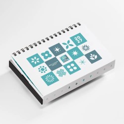 Coffret personnalisé calendrier et Post-it - Calcao Patchwork