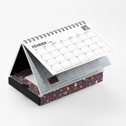 Coffret personnalisé calendrier et chocolats artisanaux - Calcao Réveillon