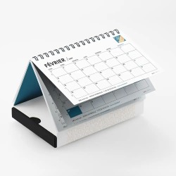 Coffret personnalisé calendrier et chocolats artisanaux - Calcao Typo